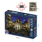 Puzzle adulți 1000 piese Peisaje de Noapte - Annecy, Franța-0