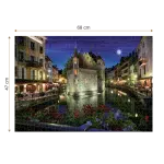 Puzzle adulți 1000 piese Peisaje de Noapte - Annecy, Franța-35270