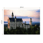 Puzzle adulți 1000 piese Peisaje de Noapte - Neuschwanstein, Germania -35276