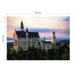 Puzzle adulți 1000 piese Peisaje de Noapte - Neuschwanstein, Germania -35276