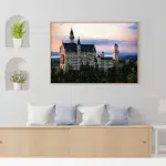 Puzzle adulți 1000 piese Peisaje de Noapte - Neuschwanstein, Germania -35277