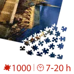 Puzzle adulți 1000 piese Peisaje de Noapte - Notre Dame-35297