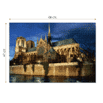 Puzzle adulți 1000 piese Peisaje de Noapte - Notre Dame-35300