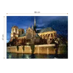 Puzzle adulți 1000 piese Peisaje de Noapte - Notre Dame-35300