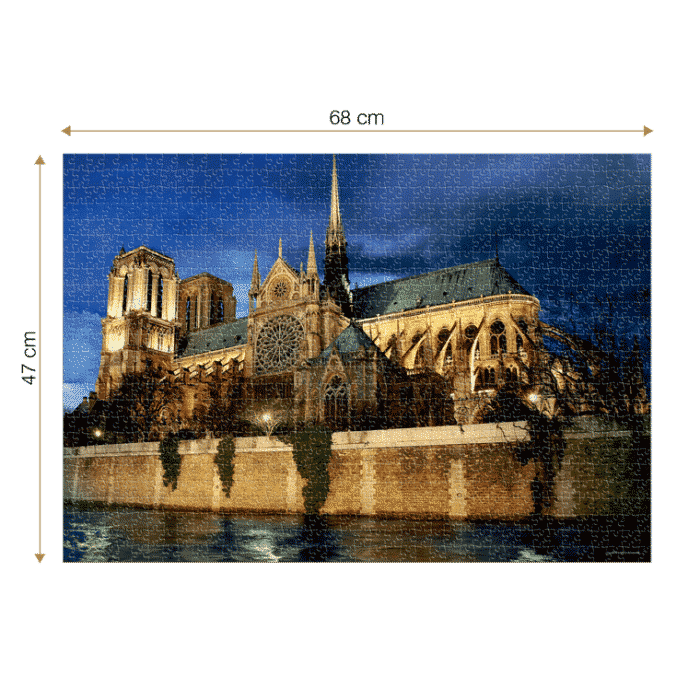 Puzzle adulți 1000 piese Peisaje de Noapte - Notre Dame-35300