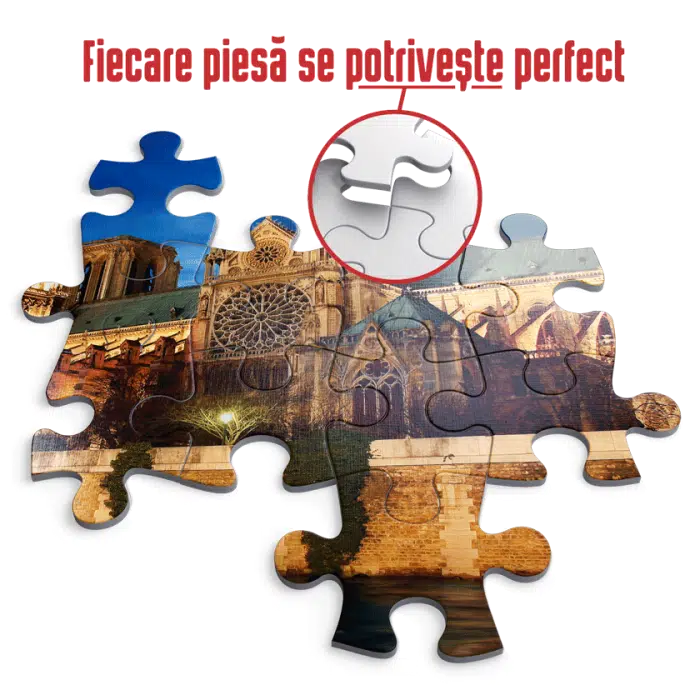 Puzzle adulți 1000 piese Peisaje de Noapte - Notre Dame-35298