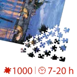 Puzzle adulți 1000 piese Peisaje de Noapte - Praga -35291