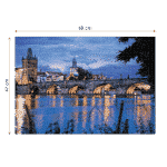 Puzzle adulți 1000 piese Peisaje de Noapte - Praga -35294