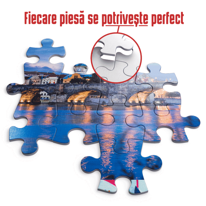 Puzzle adulți 1000 piese Peisaje de Noapte - Praga -35292