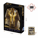 Puzzle adulți 1000 piese Egiptul Antic - Masca mortuară a lui Tutankhamon -0