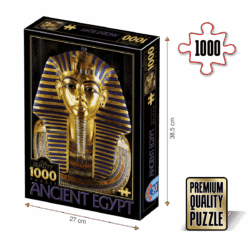 Puzzle adulți 1000 piese Egiptul Antic - Masca mortuară a lui Tutankhamon -0