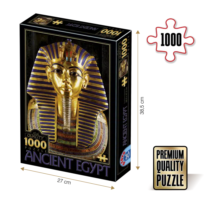 Puzzle adulți 1000 piese Egiptul Antic - Masca mortuară a lui Tutankhamon -0