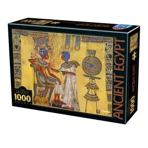 Puzzle adulți 1000 Piese - Egiptul Antic Tutankhamon și Ankhesenamun -0