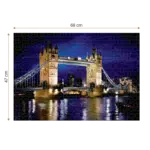 Puzzle adulți 1000 piese Discover Europe - Tower Bridge-35342