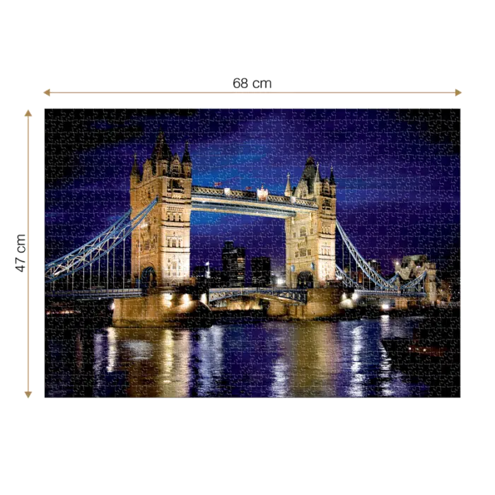 Puzzle adulți 1000 piese Discover Europe - Tower Bridge-35342