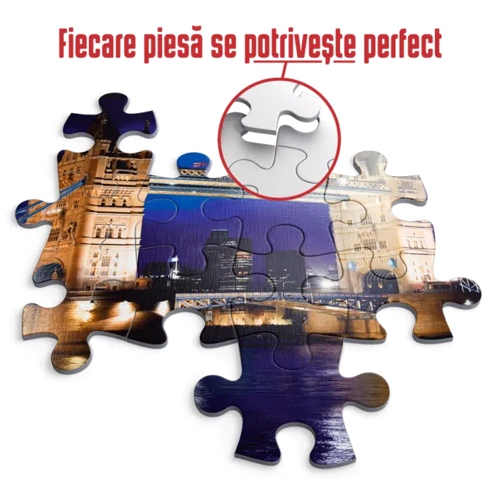 Puzzle adulți 1000 piese Discover Europe - Tower Bridge-35340