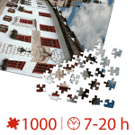 Puzzle adulți 1000 piese Discover Europe - Sighișoara, Romania-35345