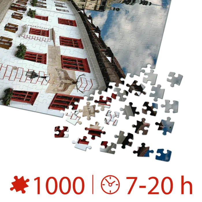 Puzzle adulți 1000 piese Discover Europe - Sighișoara, Romania-35345