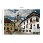 Puzzle adulți 1000 piese Discover Europe - Sighișoara, Romania-35348