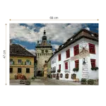 Puzzle adulți 1000 piese Discover Europe - Sighișoara, Romania-35348