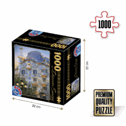 Puzzle adulți 1000 piese Discover Europe - Casa Batlló, Barcelona-0