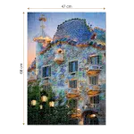 Puzzle adulți 1000 piese Discover Europe - Casa Batlló, Barcelona-35366