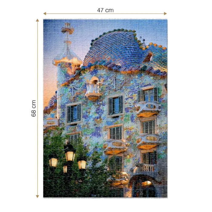 Puzzle adulți 1000 piese Discover Europe - Casa Batlló, Barcelona-35366