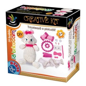 Joc Creativ - Set de Tricotat Forme de Animale-0