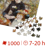 Puzzle adulti 1000 piese Pierre-Auguste Renoir - Two Sisters (On the Terrace)-34550