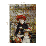 Puzzle adulti 1000 piese Pierre-Auguste Renoir - Two Sisters (On the Terrace)-34553