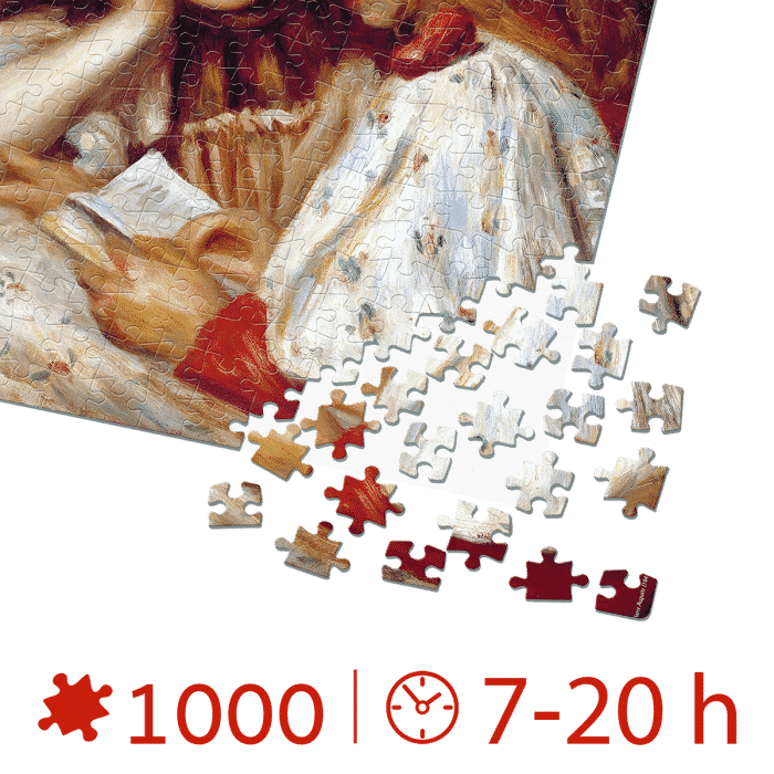 Puzzle adulti 1000 piese Pierre-Auguste Renoir - Two Girls Reading-34555