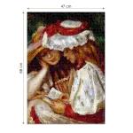 Puzzle adulti 1000 piese Pierre-Auguste Renoir - Two Girls Reading-34558