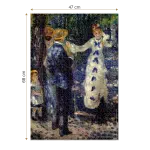 Puzzle adulti 1000 piese Pierre-Auguste Renoir - The Swing/Leaganul-34610