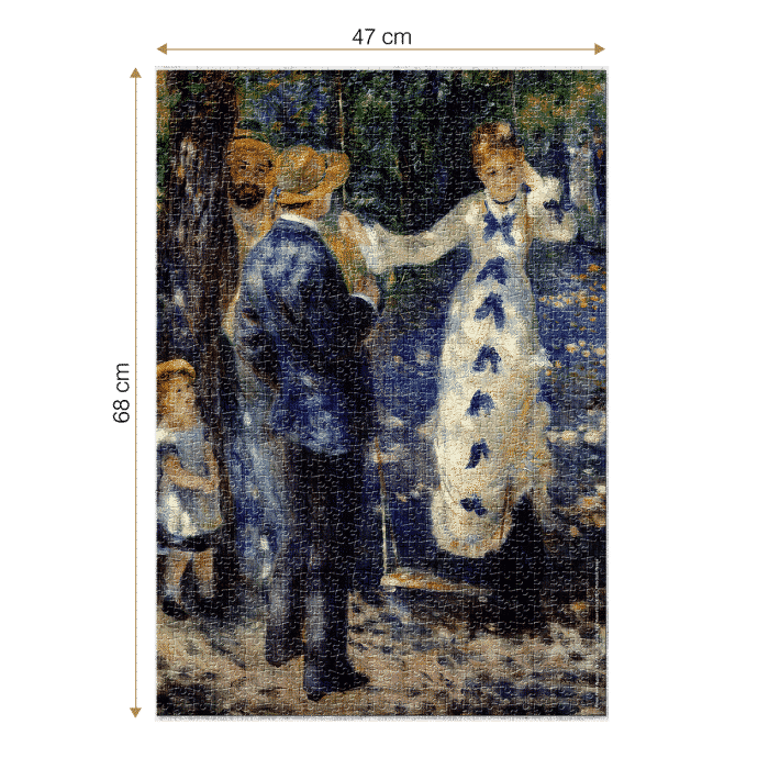 Puzzle adulti 1000 piese Pierre-Auguste Renoir - The Swing/Leaganul-34610