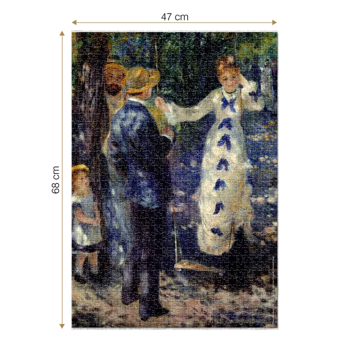 Puzzle adulti 1000 piese Pierre-Auguste Renoir - The Swing/Leaganul-34610