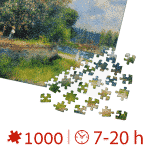 Puzzle adulti 1000 piese Pierre-Auguste Renoir - Chestnut Tree in Bloom-34567