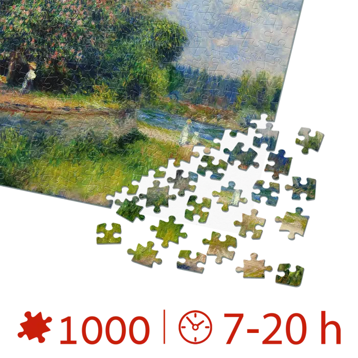 Puzzle adulti 1000 piese Pierre-Auguste Renoir - Chestnut Tree in Bloom-34567