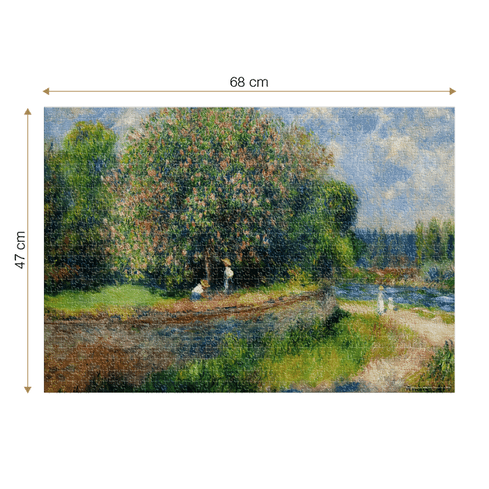 Puzzle adulti 1000 piese Pierre-Auguste Renoir - Chestnut Tree in Bloom-34570