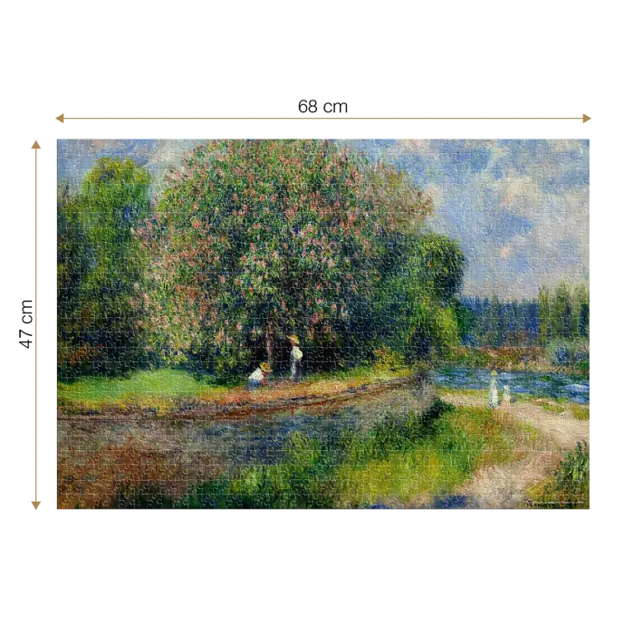 Puzzle adulti 1000 piese Pierre-Auguste Renoir - Chestnut Tree in Bloom-34570