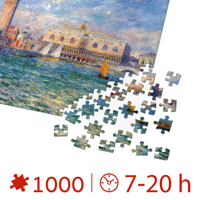 Puzzle adulti 1000 piese Pierre-Auguste Renoir - The Doge's Palace-34613