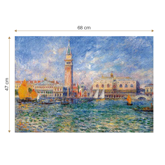 Puzzle adulti 1000 piese Pierre-Auguste Renoir - The Doge's Palace-34616