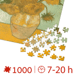 Puzzle adulți Vincent van Gogh - Sunflowers/Floarea-soarelui - 1000 Piese-34237