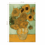Puzzle adulți Vincent van Gogh - Sunflowers/Floarea-soarelui - 1000 Piese-34238