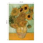 Puzzle adulți Vincent van Gogh - Sunflowers/Floarea-soarelui - 1000 Piese-34238