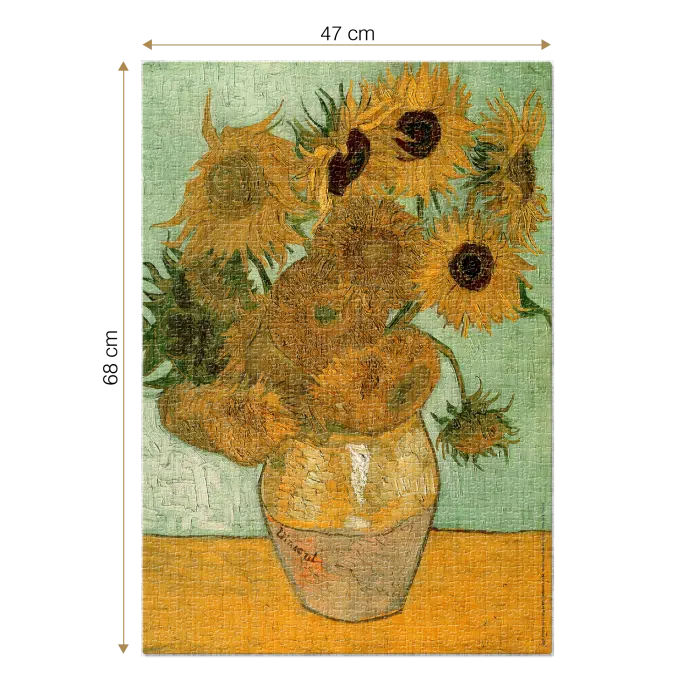 Puzzle adulți Vincent van Gogh - Sunflowers/Floarea-soarelui - 1000 Piese-34238