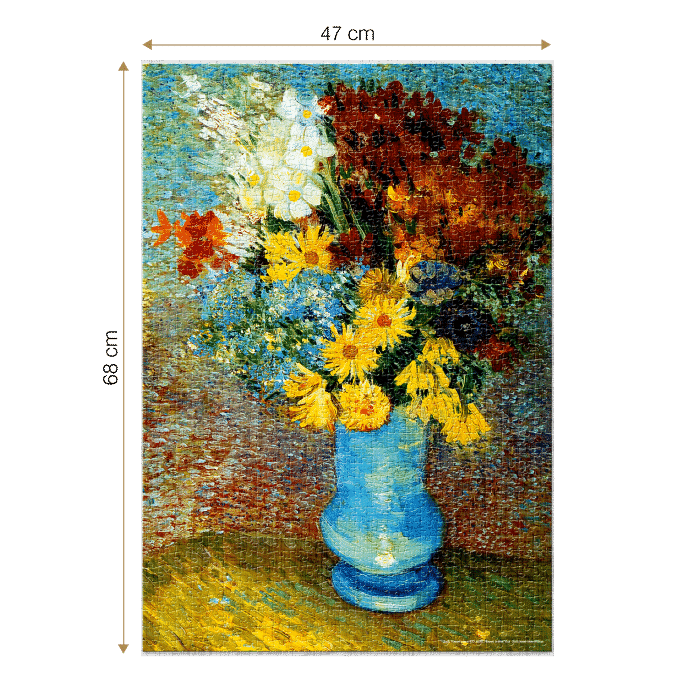 Puzzle adulți Vincent van Gogh - Flowers in a Blue Vase - 1000 Piese-34244