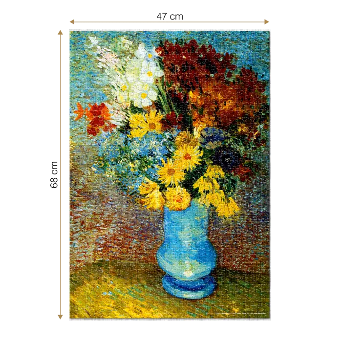 Puzzle adulți Vincent van Gogh - Flowers in a Blue Vase - 1000 Piese-34244