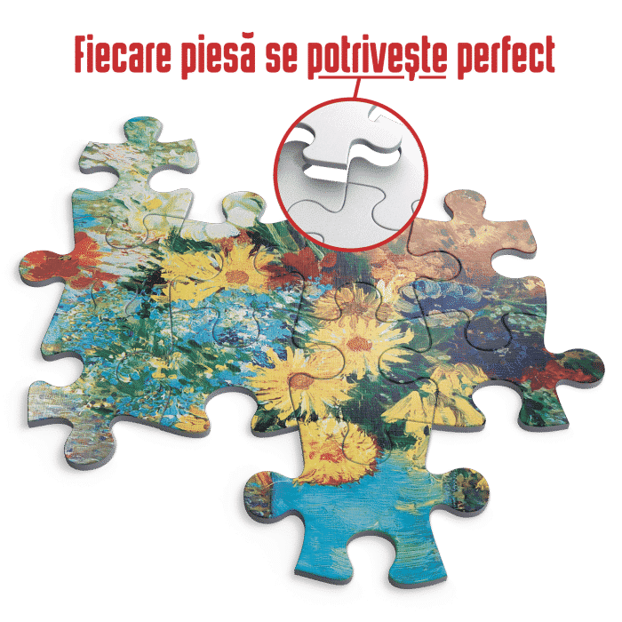 Puzzle adulți Vincent van Gogh - Flowers in a Blue Vase - 1000 Piese-34243