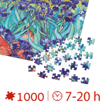 Puzzle adulți Vincent van Gogh - Irises/Iriși - 1000 Piese-34255