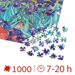 Puzzle adulți Vincent van Gogh - Irises/Iriși - 1000 Piese-34255